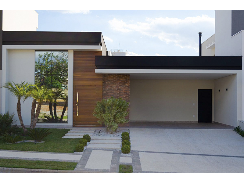 Casa térrea no Residencial Duas Marias, em Indaiatuba/SP. Com 225 m² construídos e 360 m² de terreno. Área social integrada, cozinha com ilha e espaço gourmet; lavanderia e escritório. Três suítes, sendo uma com closet. Móveis planejados e paisagismo.