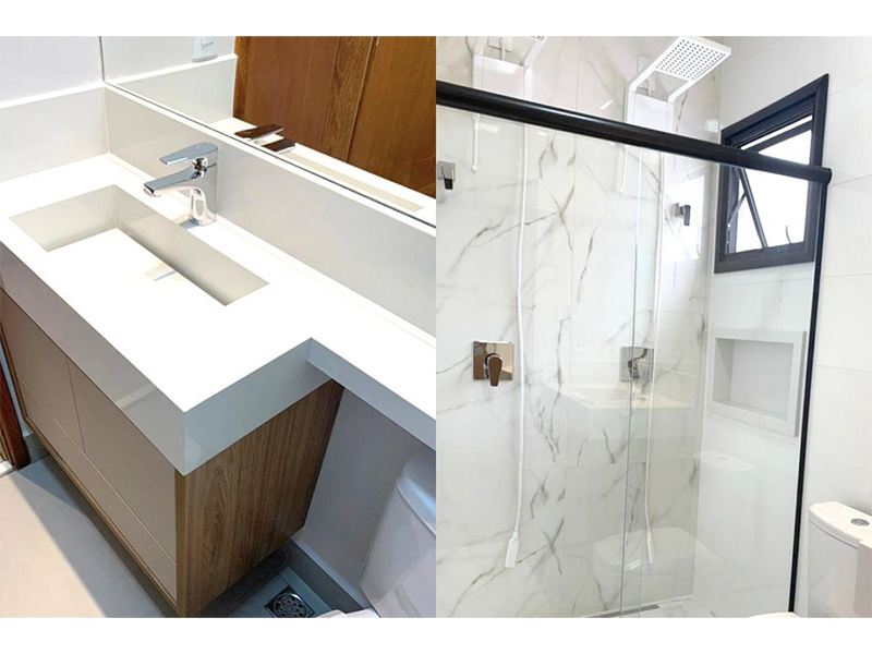 Sobrado no Condomínio Terra Magna, em Indaiatuba/SP. Com 212 m² construídos e 420 m² de terreno. Três suítes, sendo uma com closet, e área social integrada. Piscina com SPA e aquecimento solar; banheiro externo. Garagem para quatro carros.