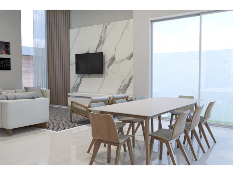 Casa térrea no Condomínio Helvetia Park, em Indaiatuba/SP. Construção com 252 m² e 490 m² de terreno. Piscina com SPA e aquecimento solar, além do banheiro externo. Quatro suítes, sendo duas com closet; escritório e lavanderia. Área social integrada.