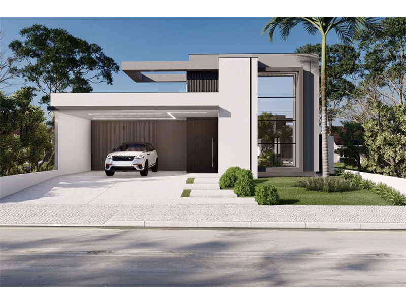 Casa térrea no Condomínio Helvetia Park (B08), em Indaiatuba/SP. Terreno com 490 m² e 255 m² de construção. Quatro suítes, sendo duas com closet; escritório, lavanderia e área social integrada. Piscina com SPA e aquecimento solar.