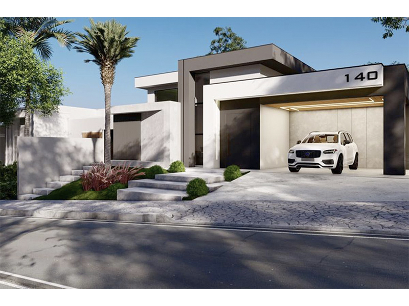 Casa térrea no Residencial Ecovilla Boa Vista, em Valinhos/SP. Com 250 m² de construção e 508 m² de terreno. Três suítes, sendo duas com closet, e área social integrada. Na área externa, piscina com SPA e aquecimento solar; banheiro externo.