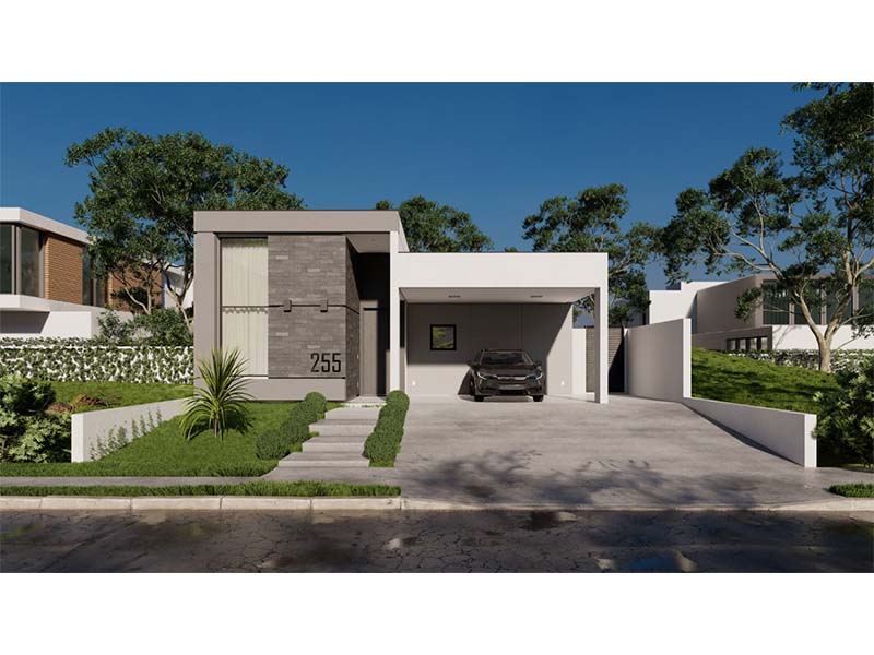 Casa térrea no Swiss Park, Residencial Glarus, em Campinas/SP. Com 185 m² de construção e 360 m² de terreno. Área externa com piscina com SPA e aquecimento solar, além do banheiro externo. Área social integrada. Três suítes, uma delas com closet. 