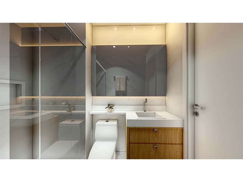 Reforma completa de apartamento no condomínio Páteo Abolição, em Campinas/SP. Com 90m², obra de três meses para atualização de ambientes e reforma: marcenaria, pintura, revestimentos, louças e metais, rebaixamento de gesso, iluminação, quadros decorativos