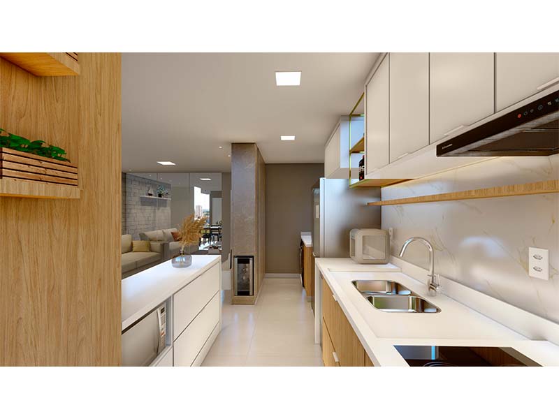 Reforma completa de apartamento no condomínio Páteo Abolição, em Campinas/SP. Com 90m², obra de três meses para atualização de ambientes e reforma: marcenaria, pintura, revestimentos, louças e metais, rebaixamento de gesso, iluminação, quadros decorativos