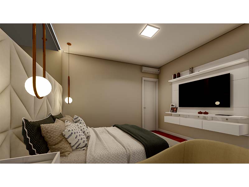 Reforma completa de apartamento no condomínio Páteo Abolição, em Campinas/SP. Com 90m², obra de três meses para atualização de ambientes e reforma: marcenaria, pintura, revestimentos, louças e metais, rebaixamento de gesso, iluminação, quadros decorativos