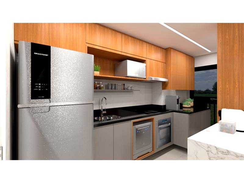 Reforma completa de apartamento no residencial Grand Duo, em Campinas/SP. Com 70 m², obra de três meses. Execução completa, desde o recebimento com a construtora até a instalação de eletrodoméstico. Mudanças na pintura, marcenaria, e revestimentos.