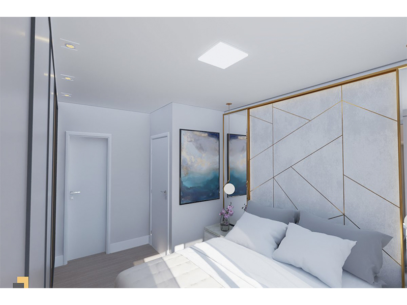 Reforma completa de apartamento no Residencial Villeneuve, em Campinas/SP. Com 100 m². Três meses de obra, projeto e execução completa. Modificações nos revestimentos, pintura, louças e metais, rebaixamento de gesso e iluminação. Gestão completa.