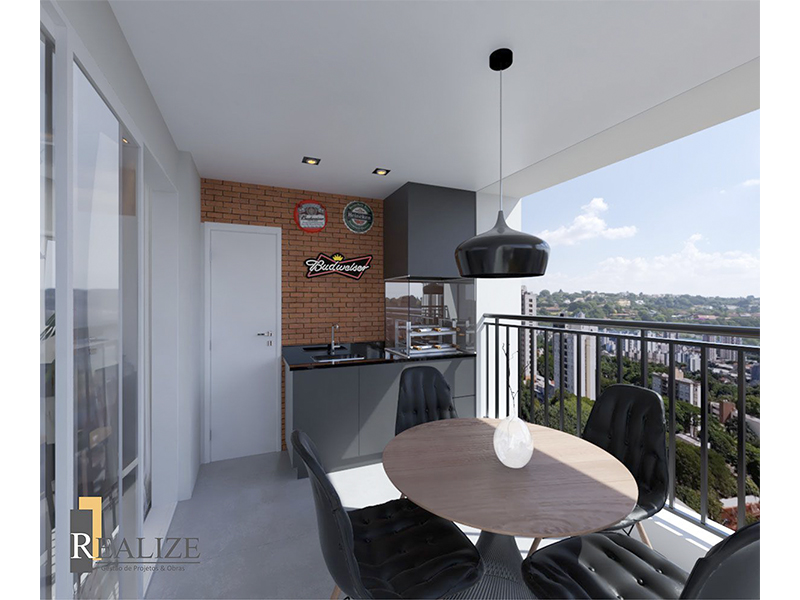 Reforma completa de apartamento no Residencial Villeneuve, em Campinas/SP. Apartamento com 100 m². Três meses de obra. Gestão completa, projeto e execução desde o recebimento com a construtora até a instalação de eletrodomésticos. 