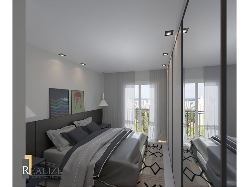 Reforma completa de apartamento no Residencial Villeneuve, em Campinas/SP. Apartamento com 100 m². Três meses de obra. Gestão completa, projeto e execução desde o recebimento com a construtora até a instalação de eletrodomésticos. 