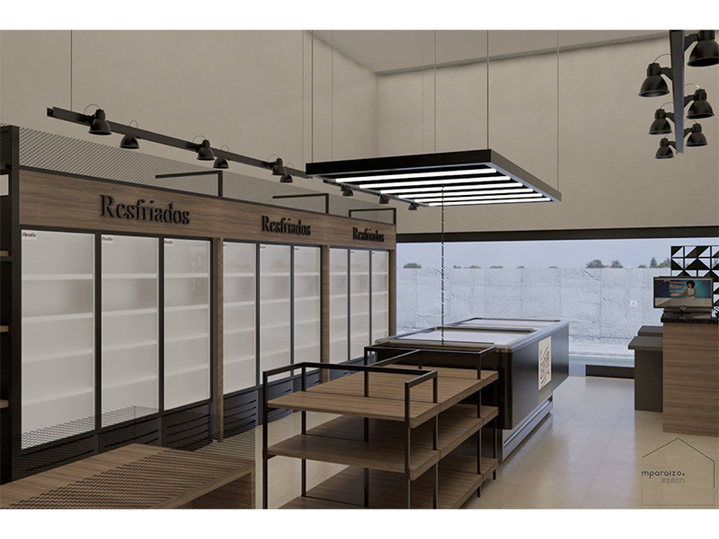 Reforma Comercial completa na Sapor Carnes Nobres, em Indaiatuba/SP. Reforma completa com porteira fechada. Mudanças na marcenaria, louças e metais, revestimentos, pintura, rebaixamento de gesso, iluminação e quadros decorativos. Gestão completa.